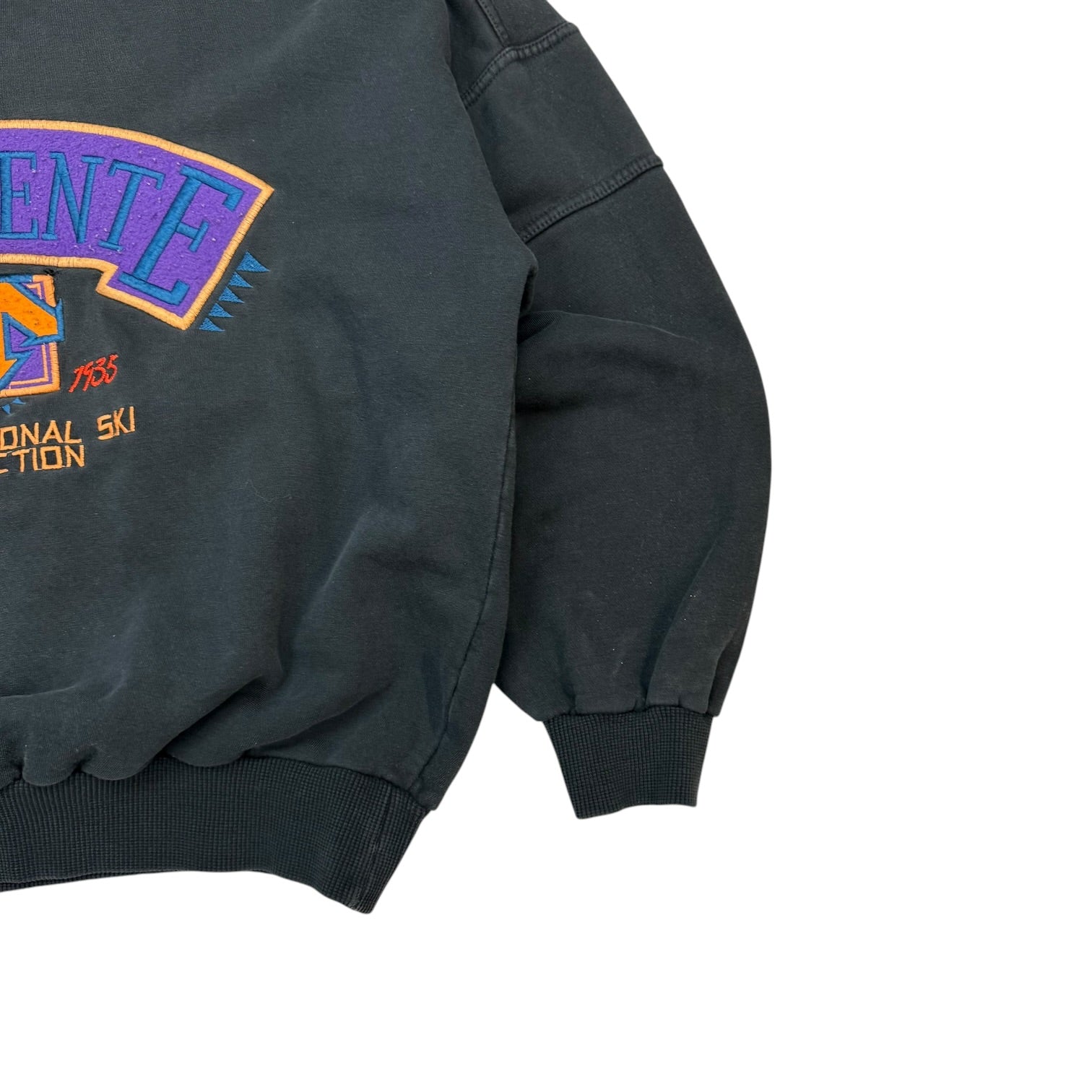 Vintage Descente International Ski Classic Crewneck Black