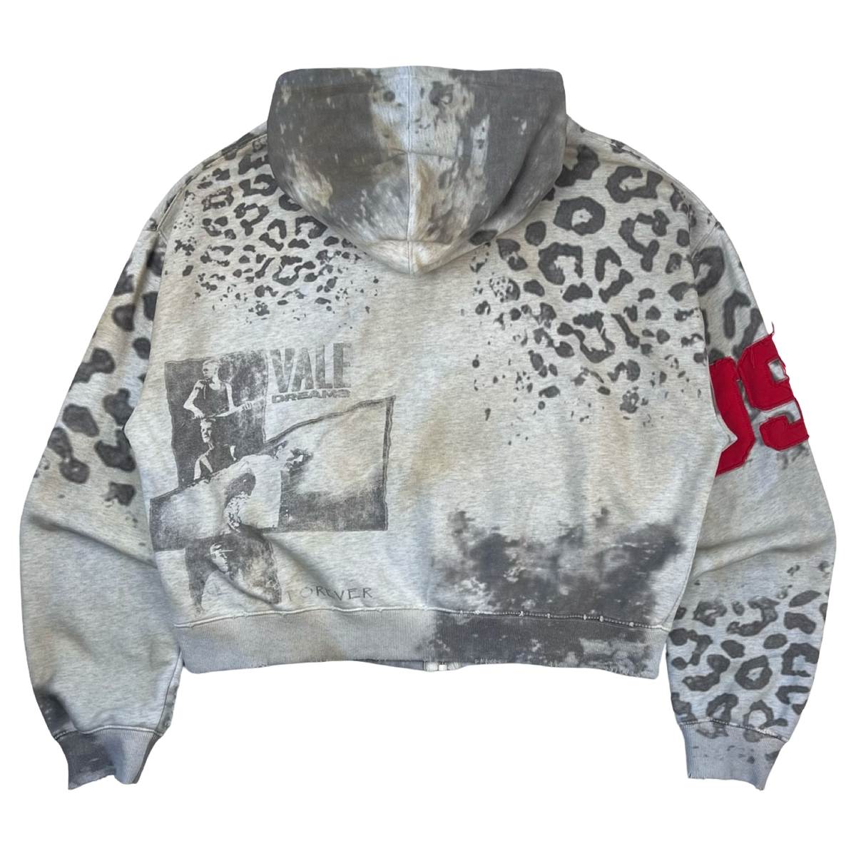 Vale Forever Cheetah Zip-Up Hoodie