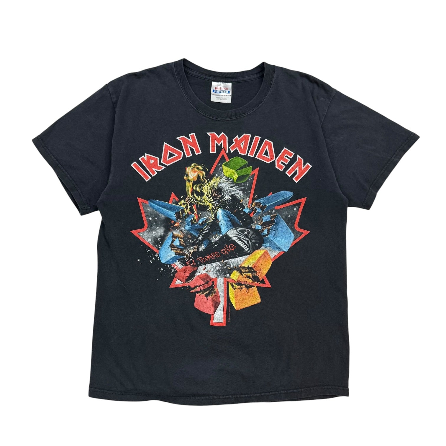 2010 Iron Maiden Canada The Final Frontier Tour Tee Black