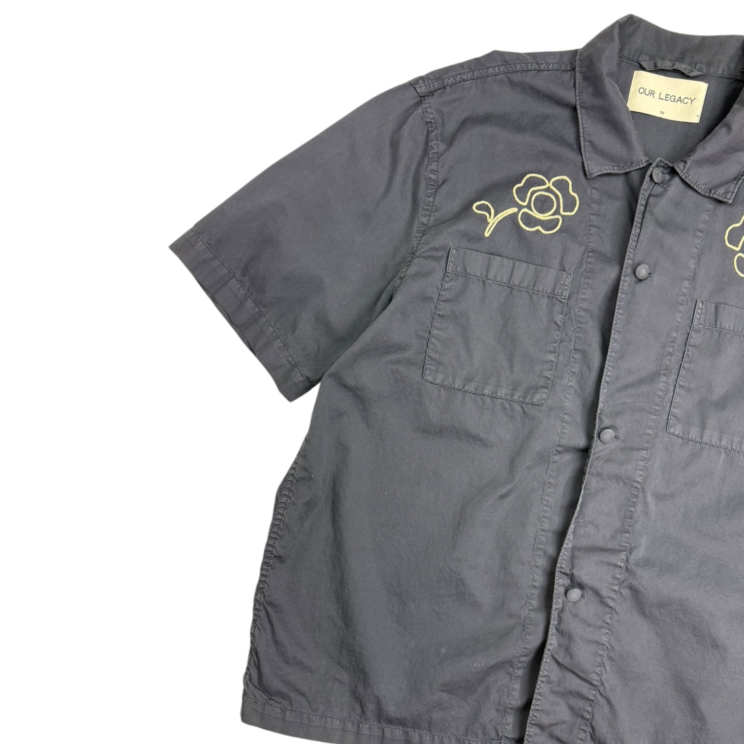 Our Legacy Splash Box Shirt Navy