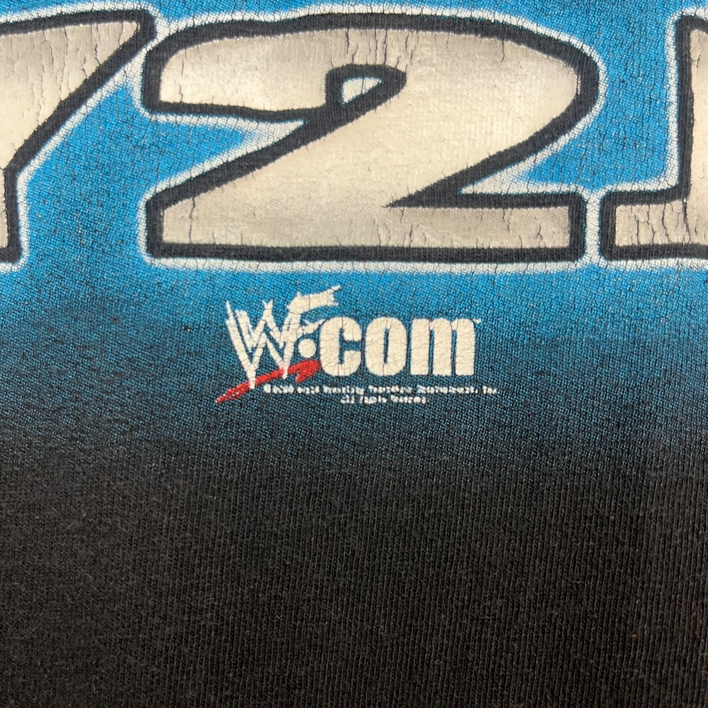 Vintage WWF Chris Jericho Y2J Wrestling Tee Black