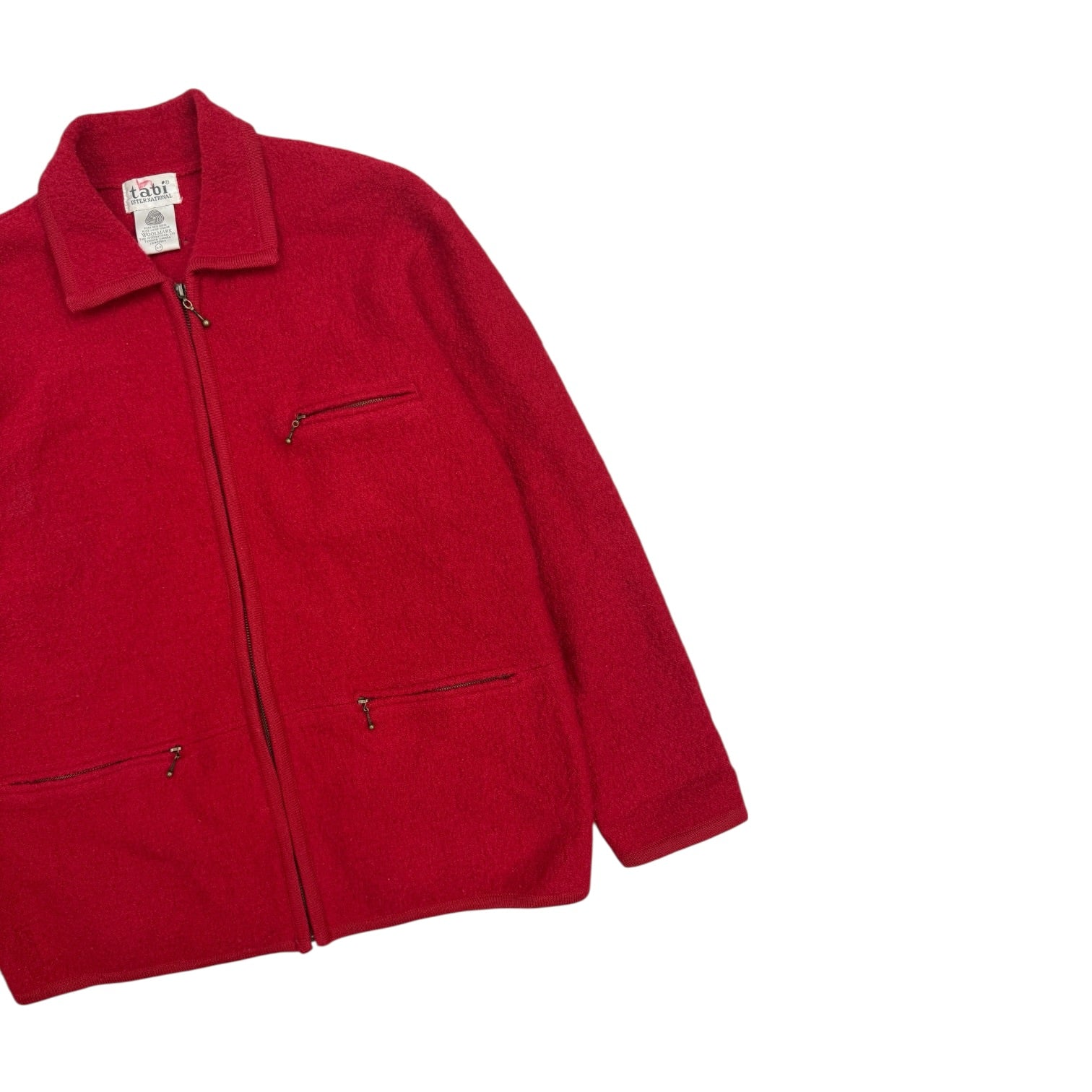 Vintage Tabi Wool Jacket Red