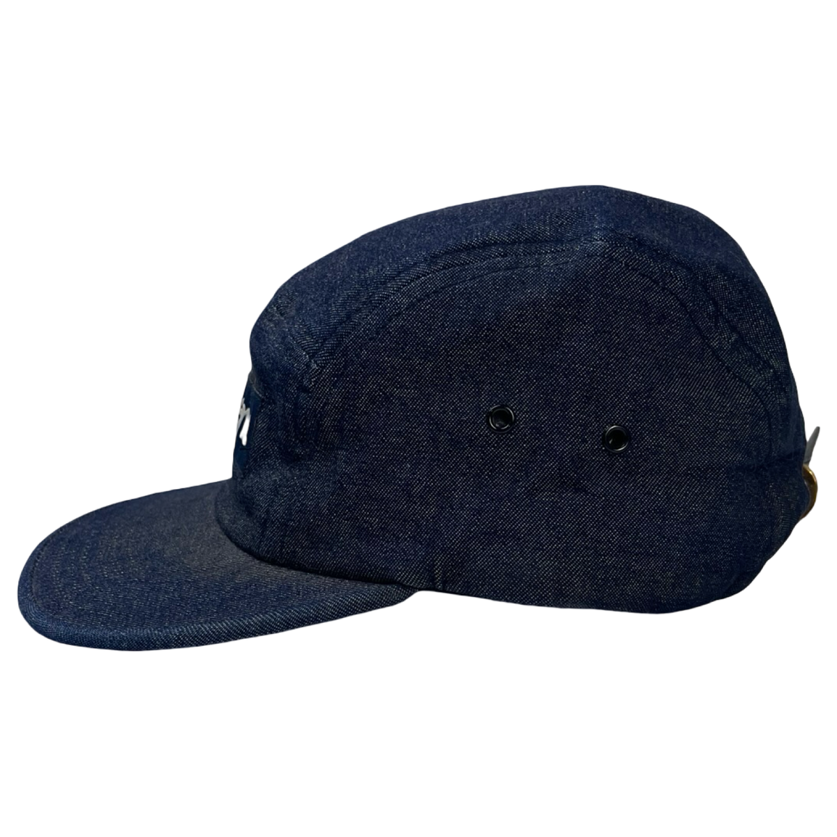 Supreme Navy Denim 5-Panel Camp Cap
