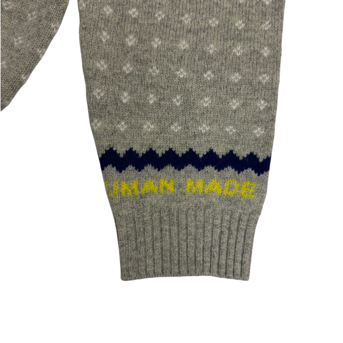 Human Made Nordic Jacquard Knit Sweater Tan
