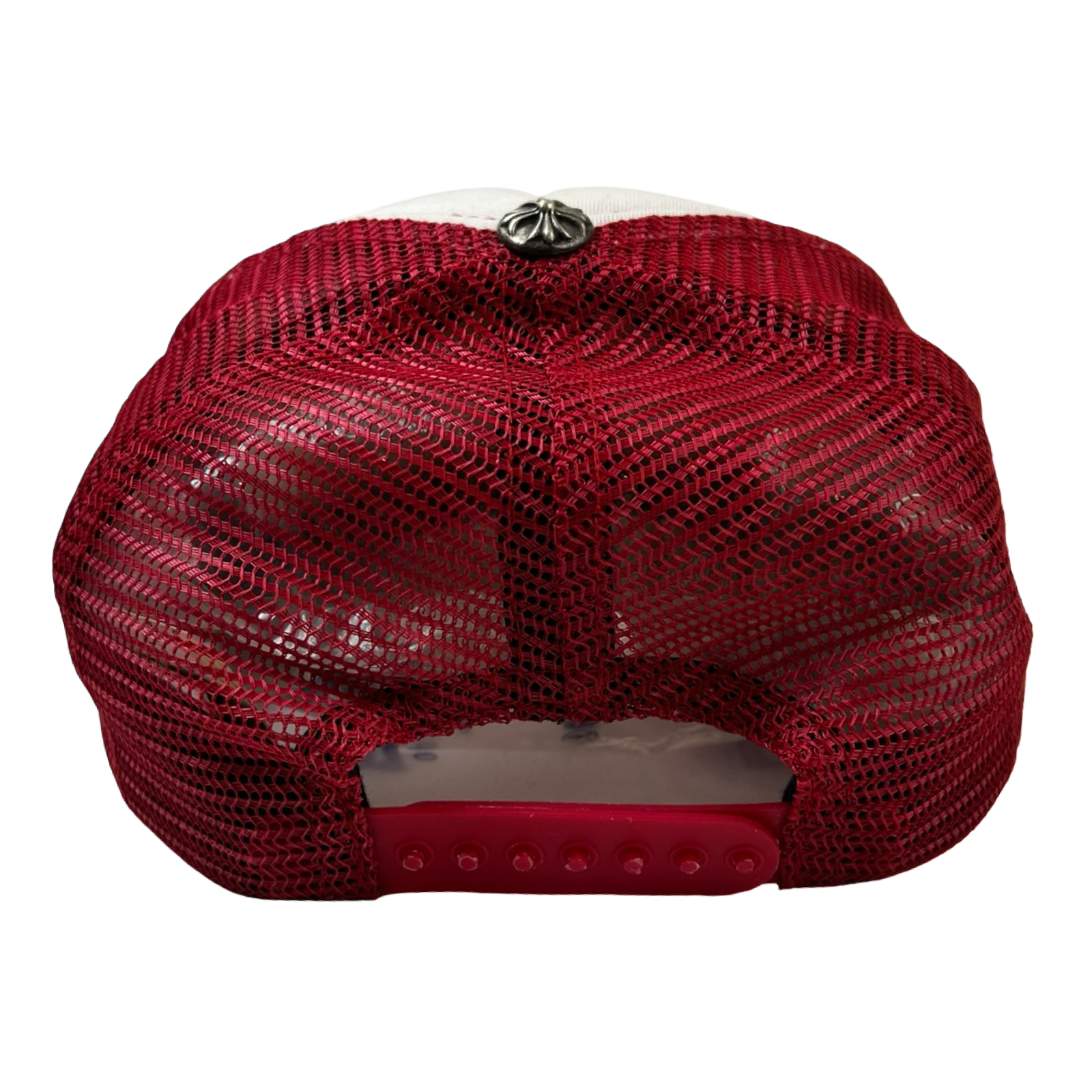 Chrome Hearts CH Hollywood Trucker Hat Red/White