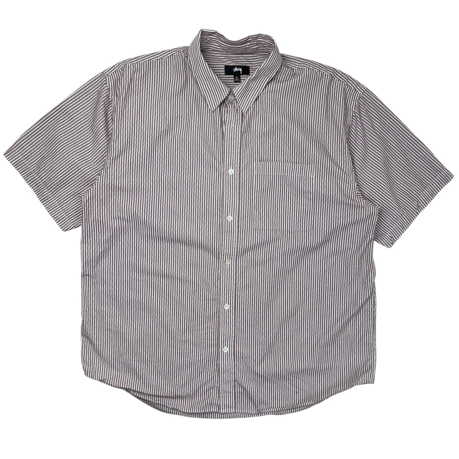 Stüssy 8 Ball Striped Boxy S/S Shirt