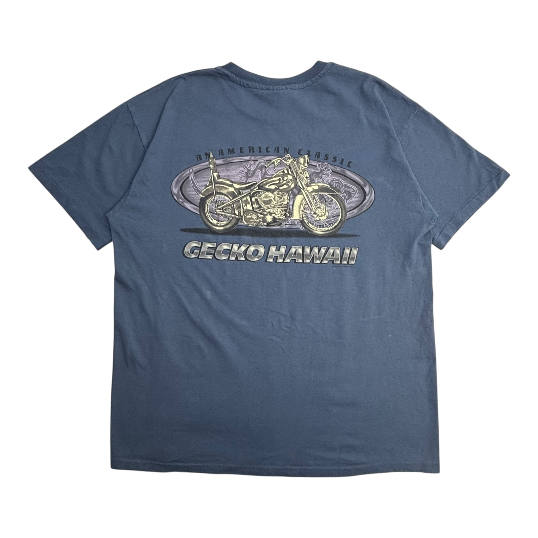 1997 Gecko Hawaii Biker T-Shirt