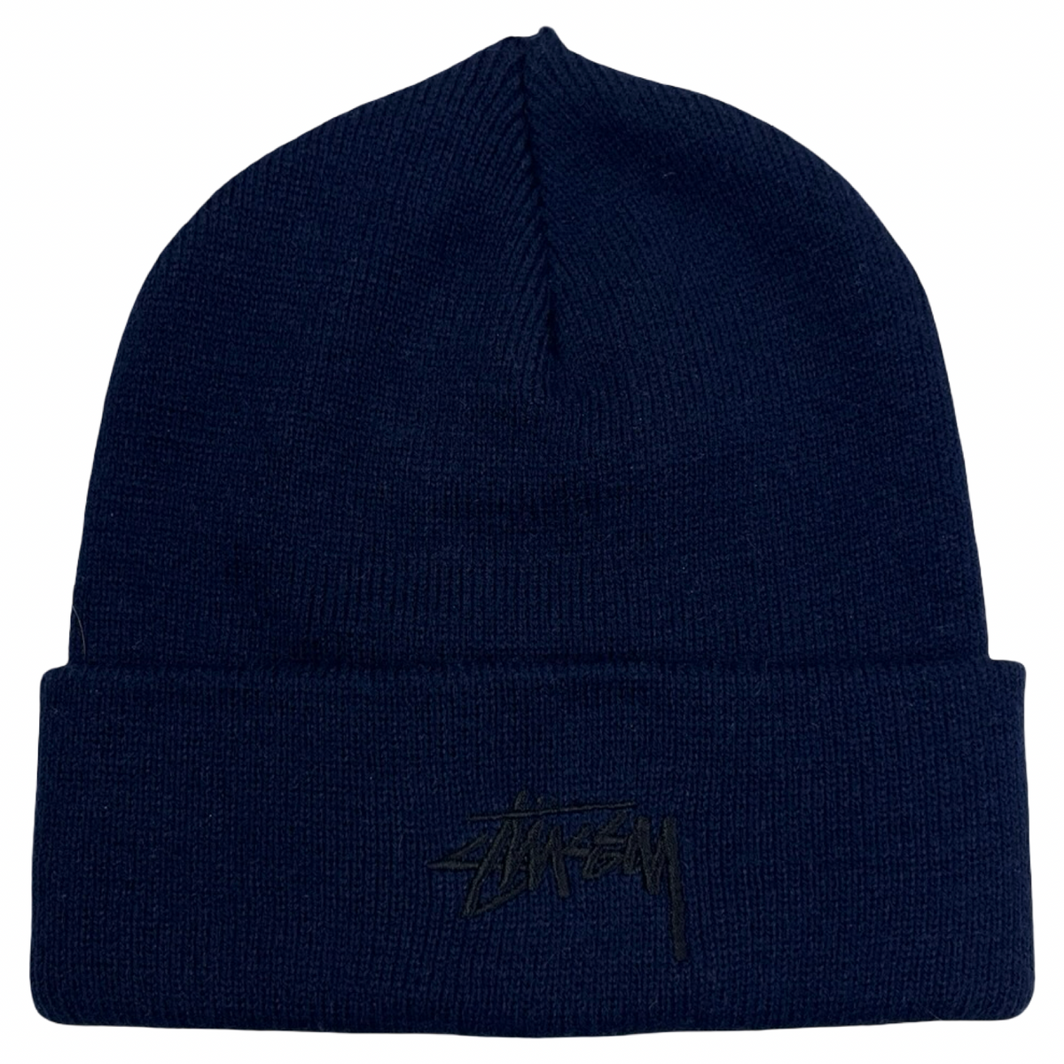 Stussy Stock Logo Beanie Navy