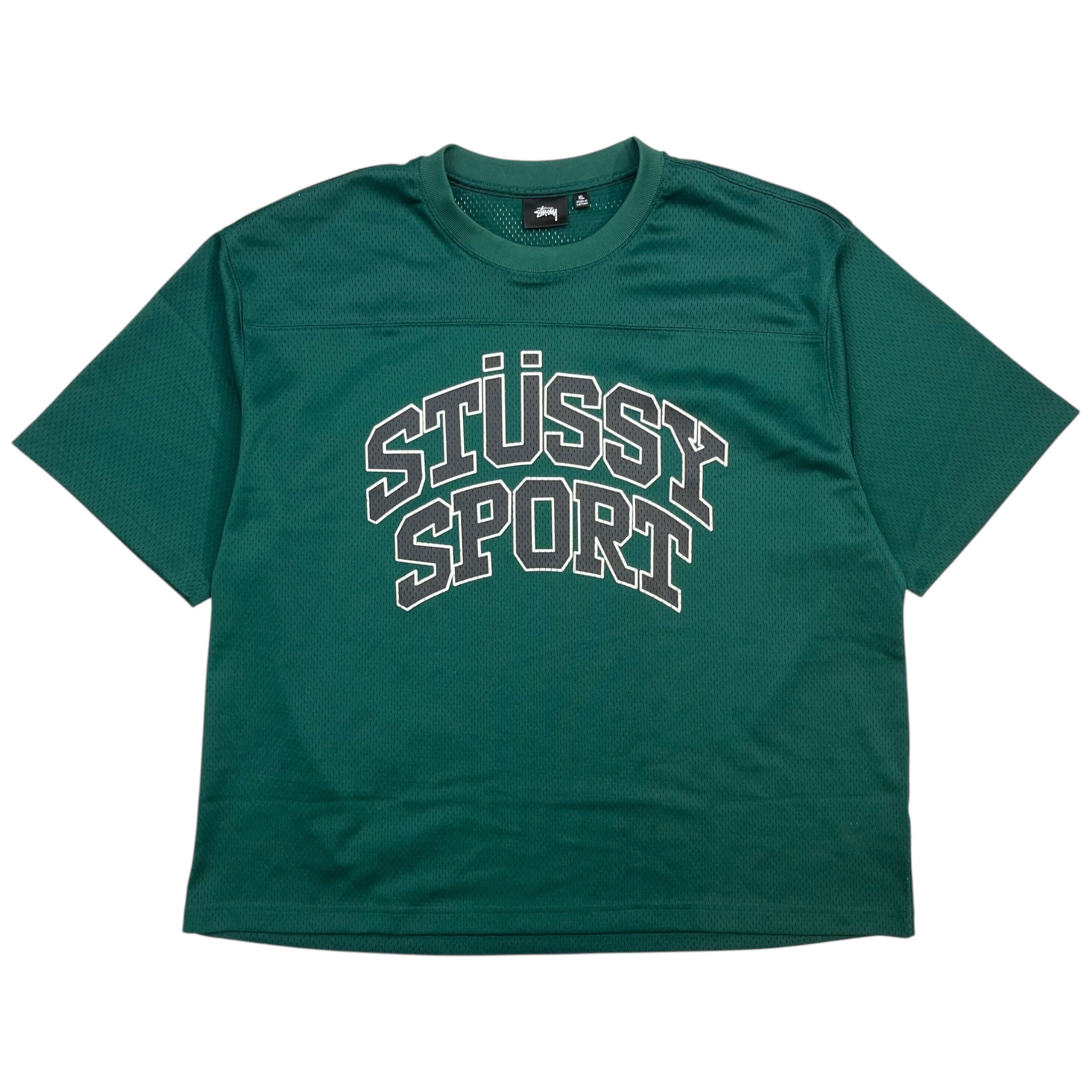 Stussy Sport Mesh Jersey Green