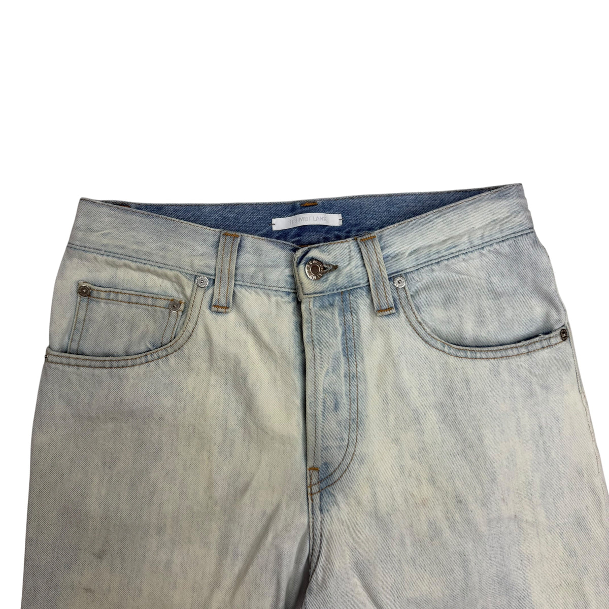 Helmut Lang Light Wash Skinny Jeans Blue