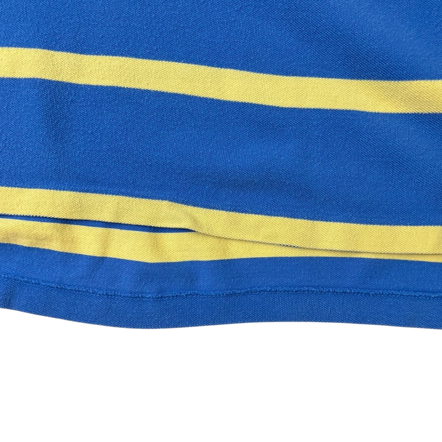 Vintage Polo Ralph Lauren Striped Polo T-Shirt Blue