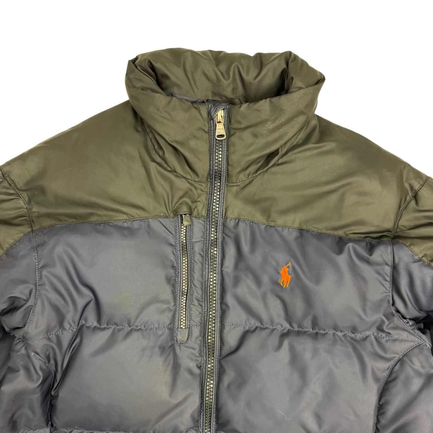 Vintage Polo Ralph Lauren RL250 Down Puffer Jacket Blue/Black