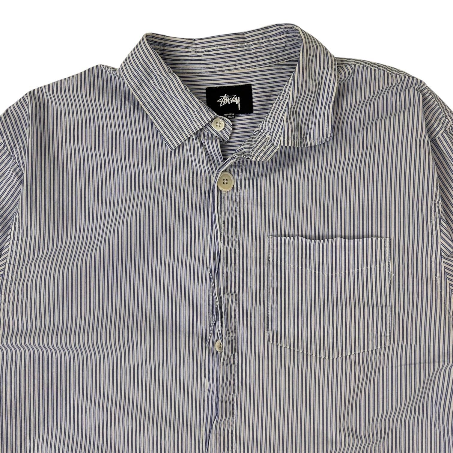 Stussy Striped Long Sleeve Button Up Long Sleeve
