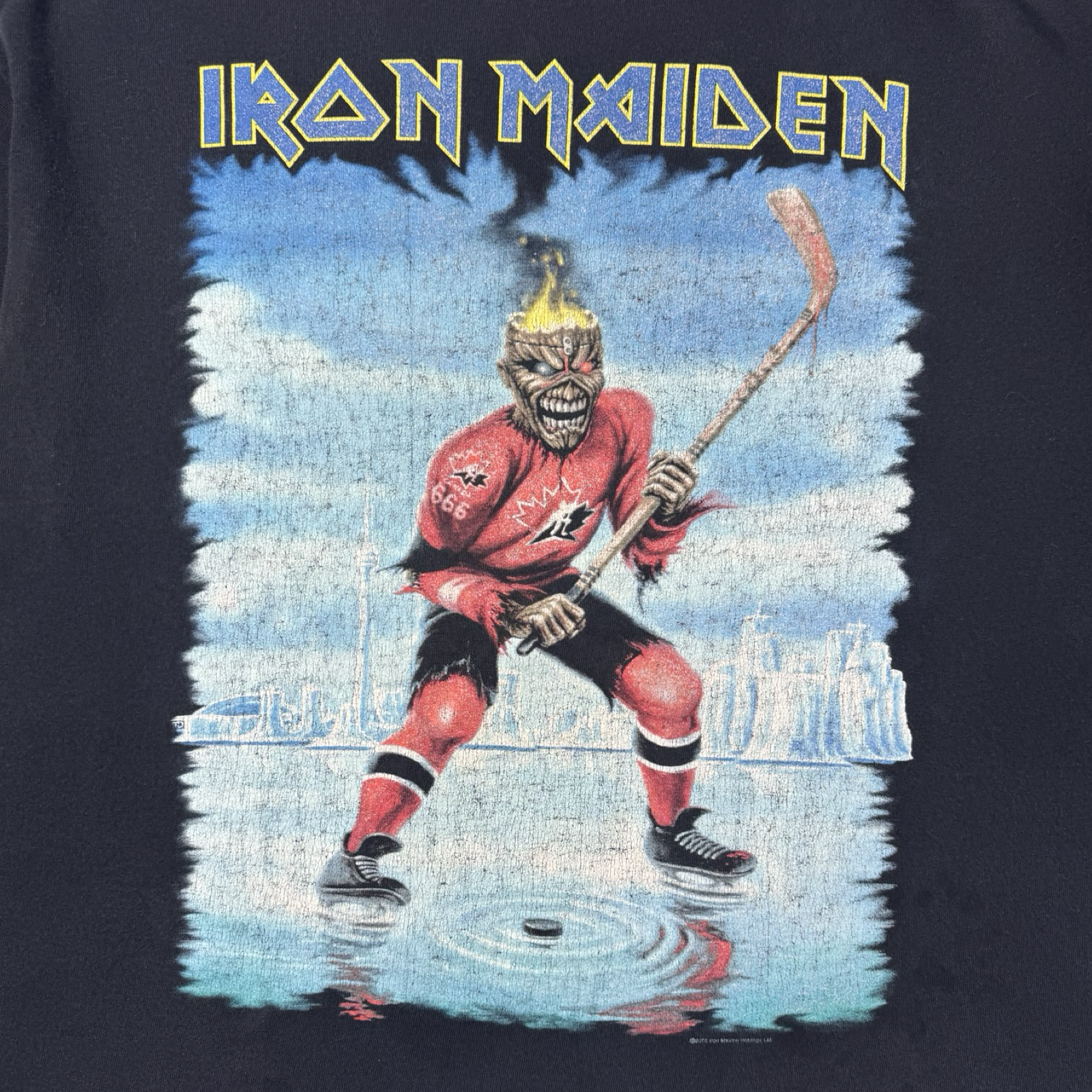 2008 Iron Maiden Team Canada Banned Tour T-Shirt