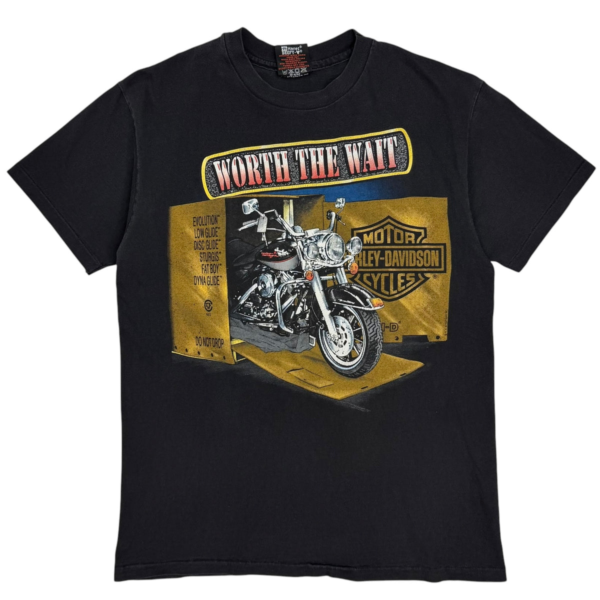 Vintage Harley Davidson “Worth The Wait” Reno Tee Black