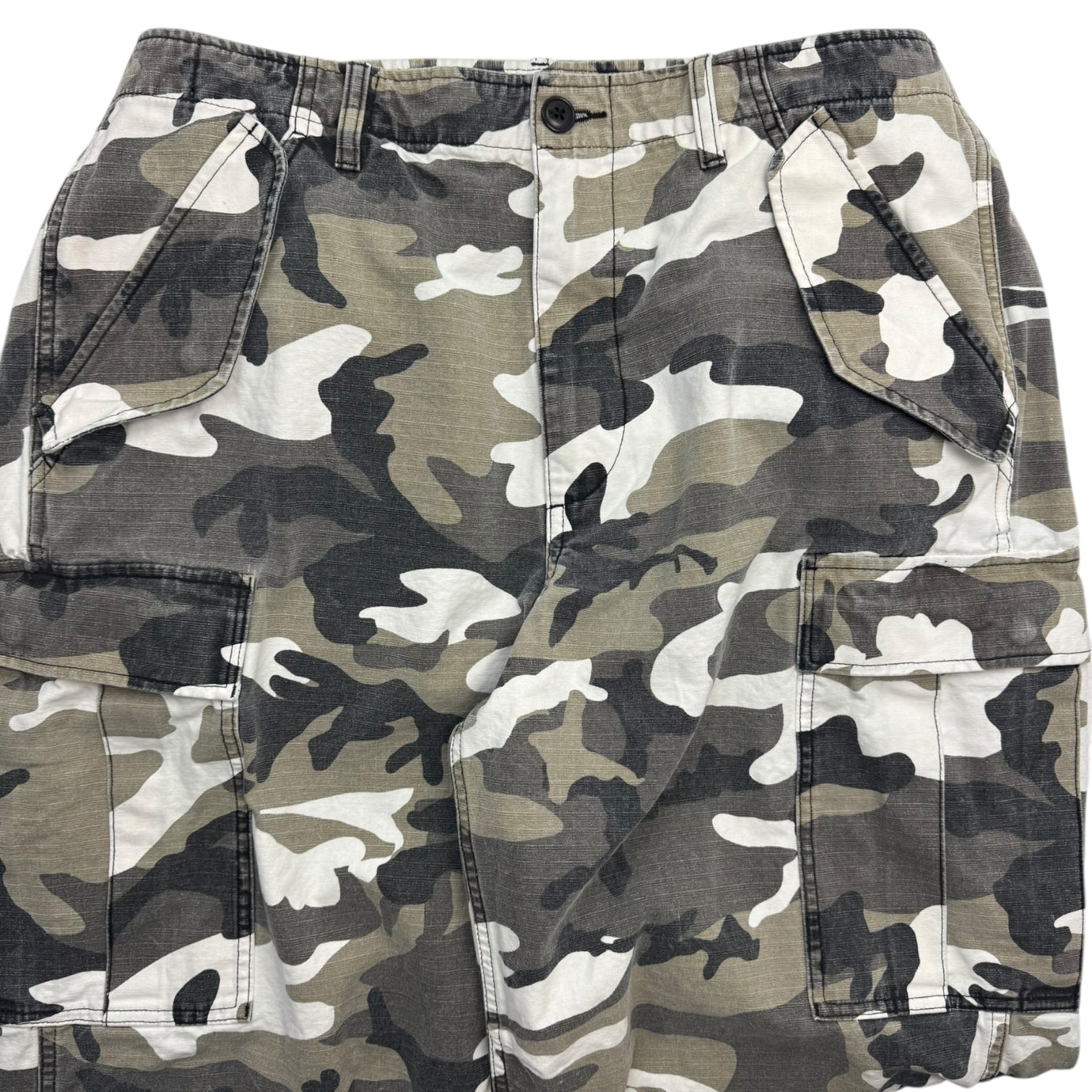 Stussy Military Cargo Ripstop In Snow Camo