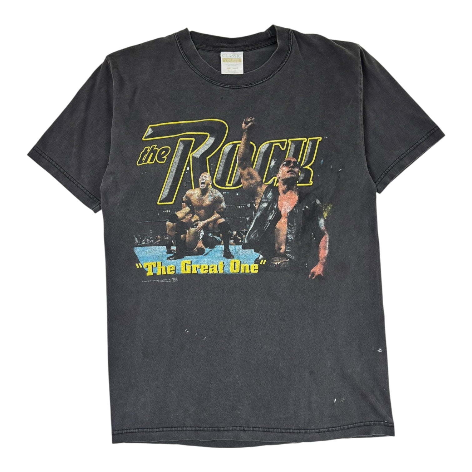 Vintage 2000 WWE The Rock “The Great One” T-Shirt Black