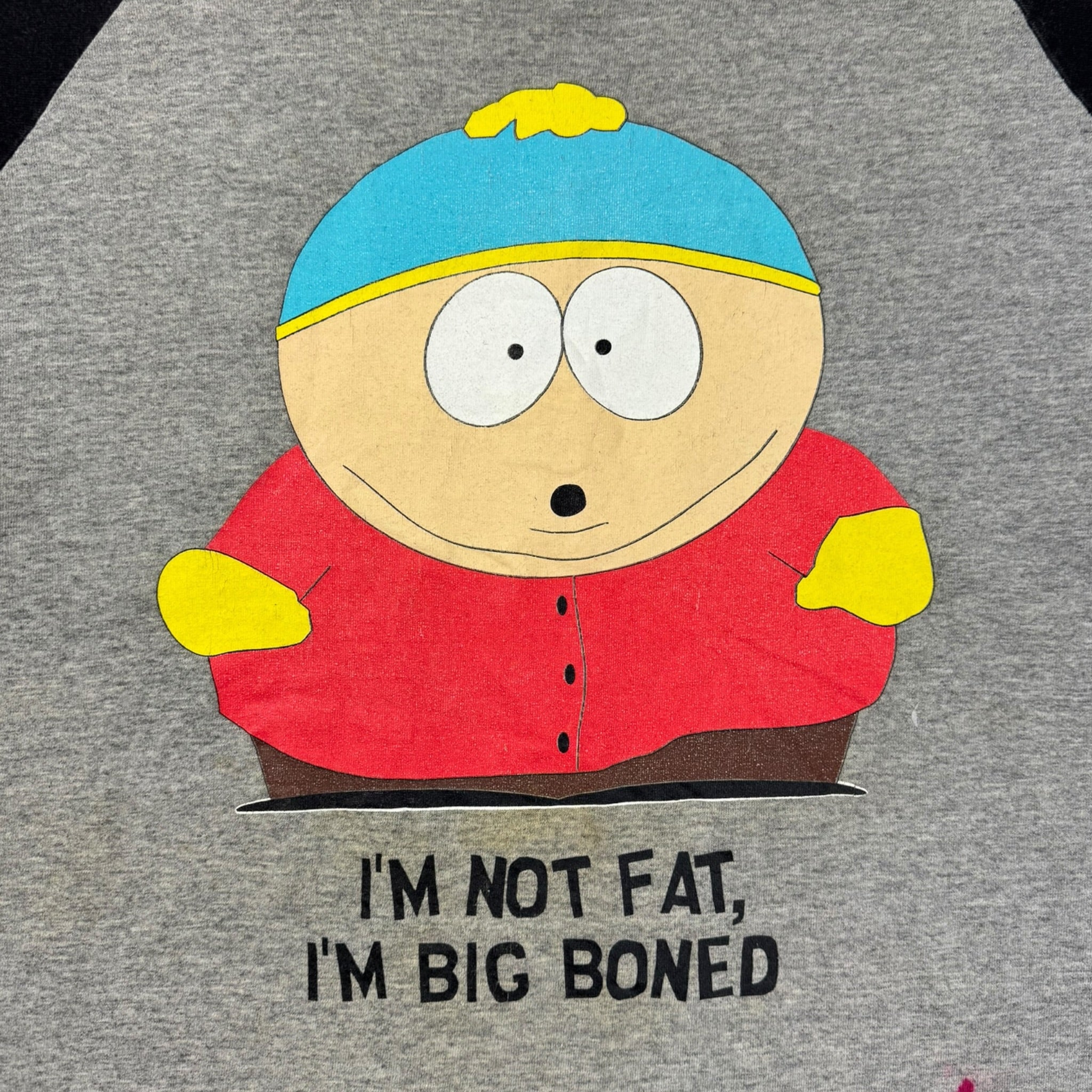 1997 South Park “I’m Not Fat…” Raglan S/S T-Shirt