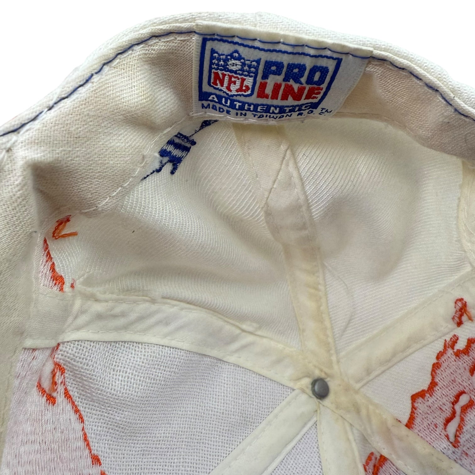 Vintage Logo Athletics Denver Broncos Splash Hat Blue/Orange/White