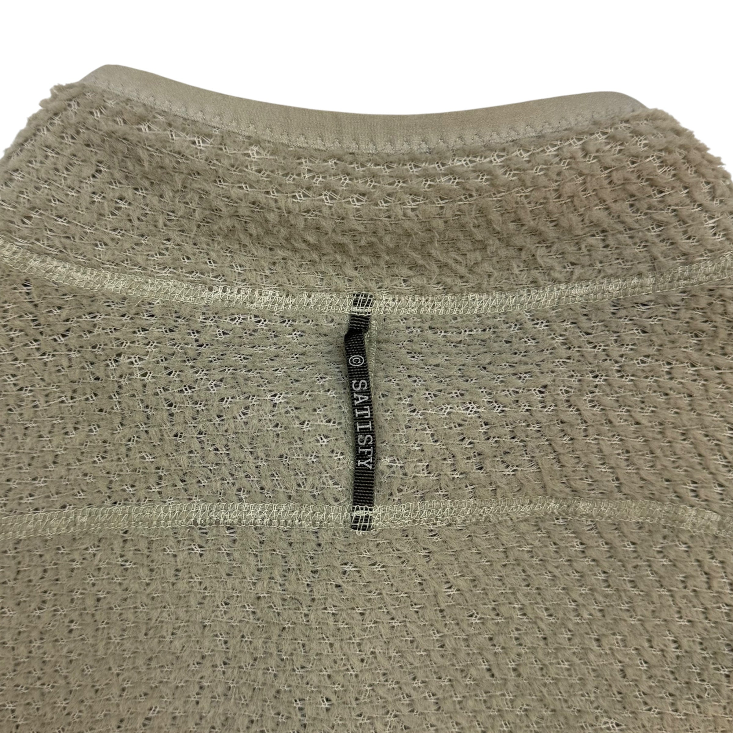 Satisfy Running Ghostfleece AD Light Half Zip Moon
