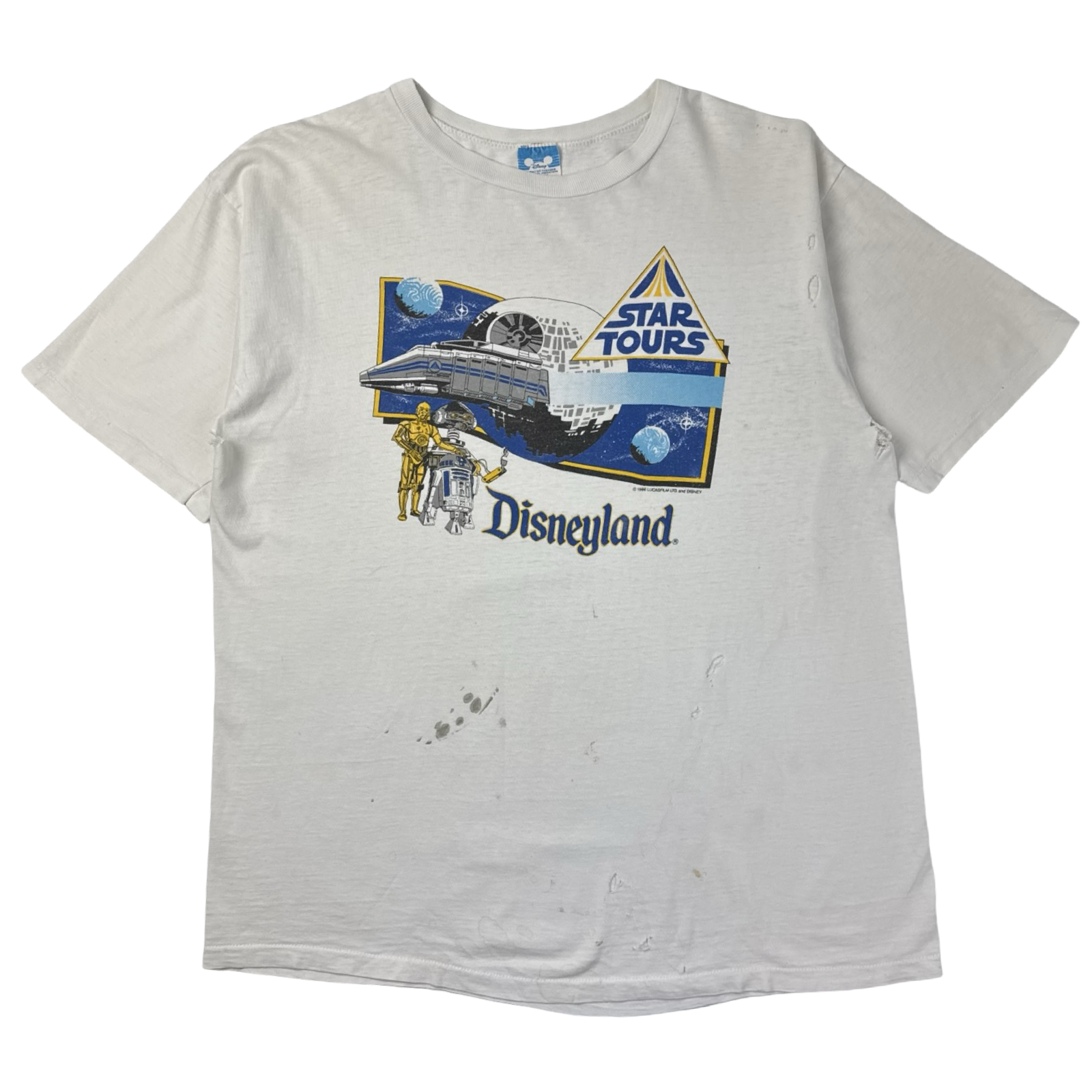 1986 Star Wars ‘Star Tours’ Disneyland Distressed T-Shirt