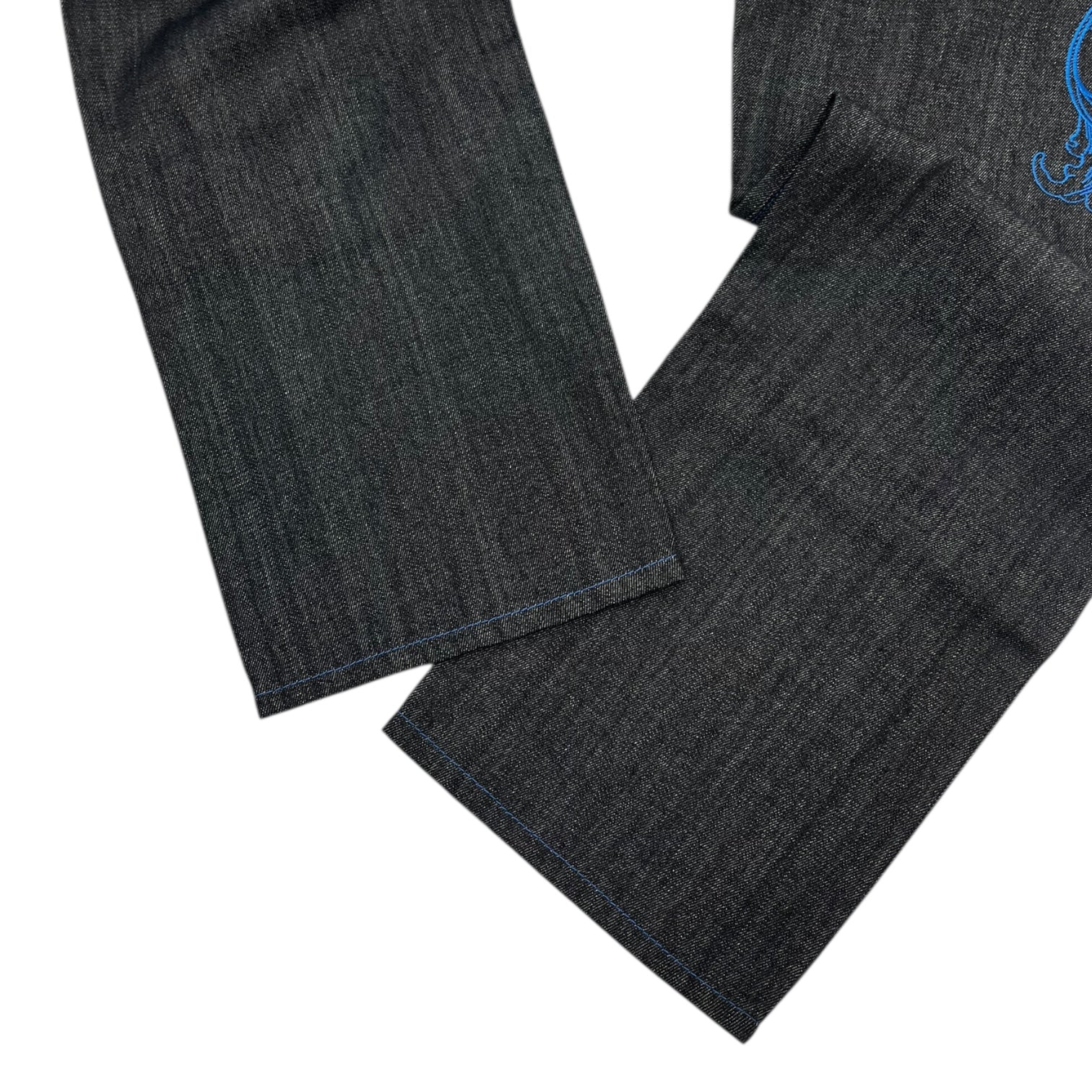 Vintage Y2K Crown Holder Embroidered Denim Jeans