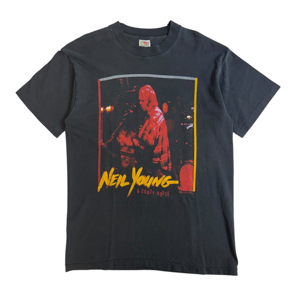 Vintage Neil Young Crazy Horse T-Shirt Black