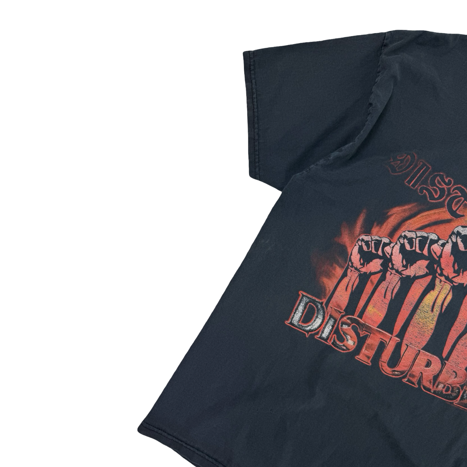 Vintage Disturbed Band T-Shirt Black