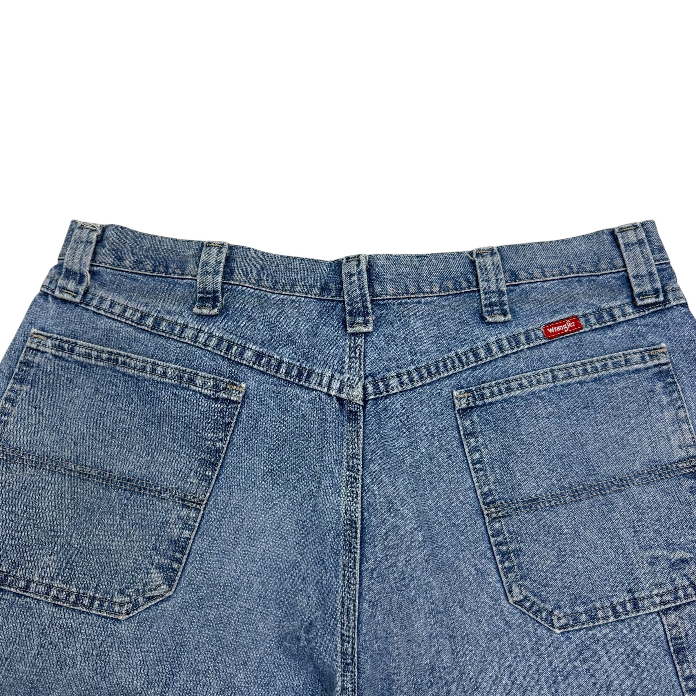 Vintage Wrangler Denim Carpenter Shorts Blue