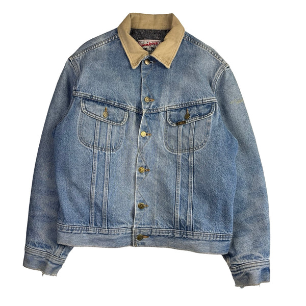 Vintage Storm Rider Lee Denim Trucker Jacket Light Wash