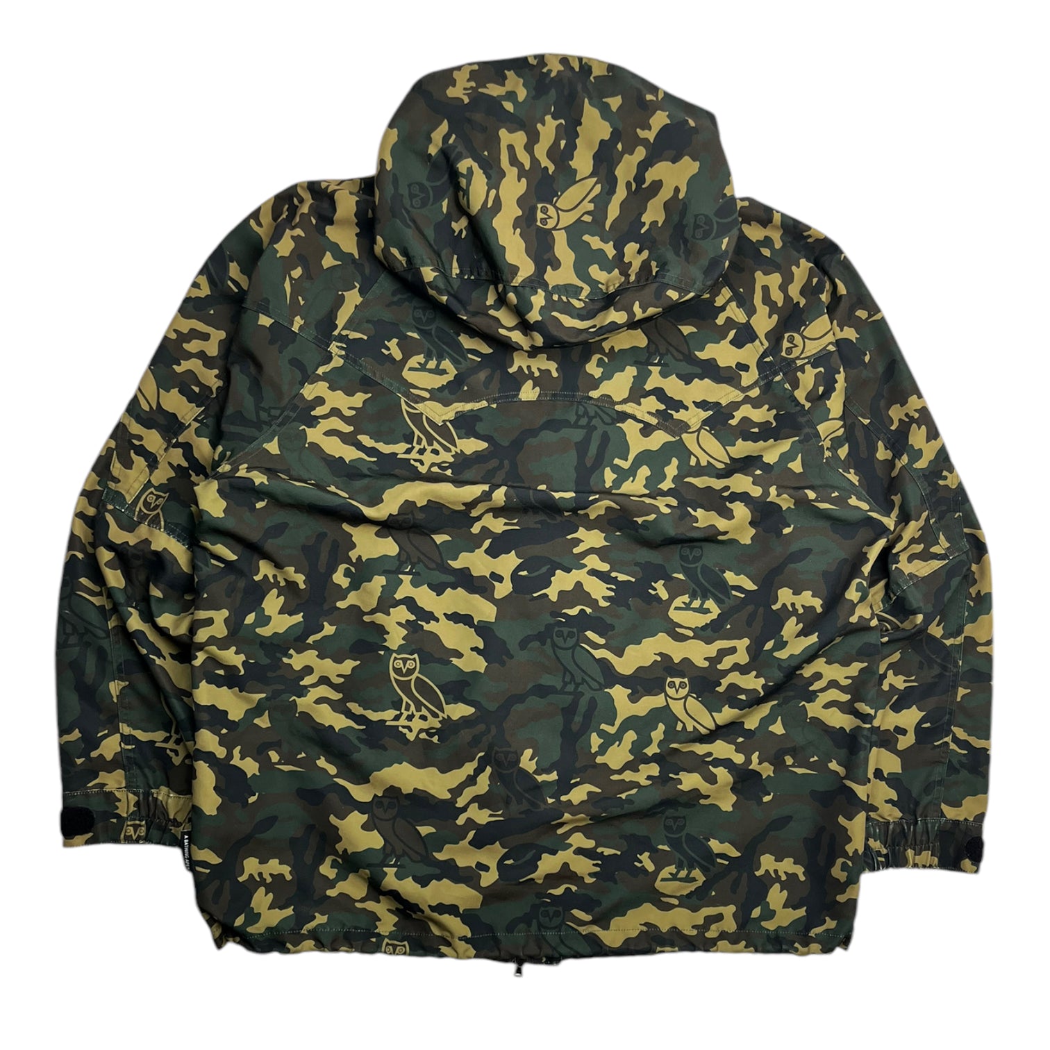 BAPE x OVO Woodland Camo Snowboard Jacket Green