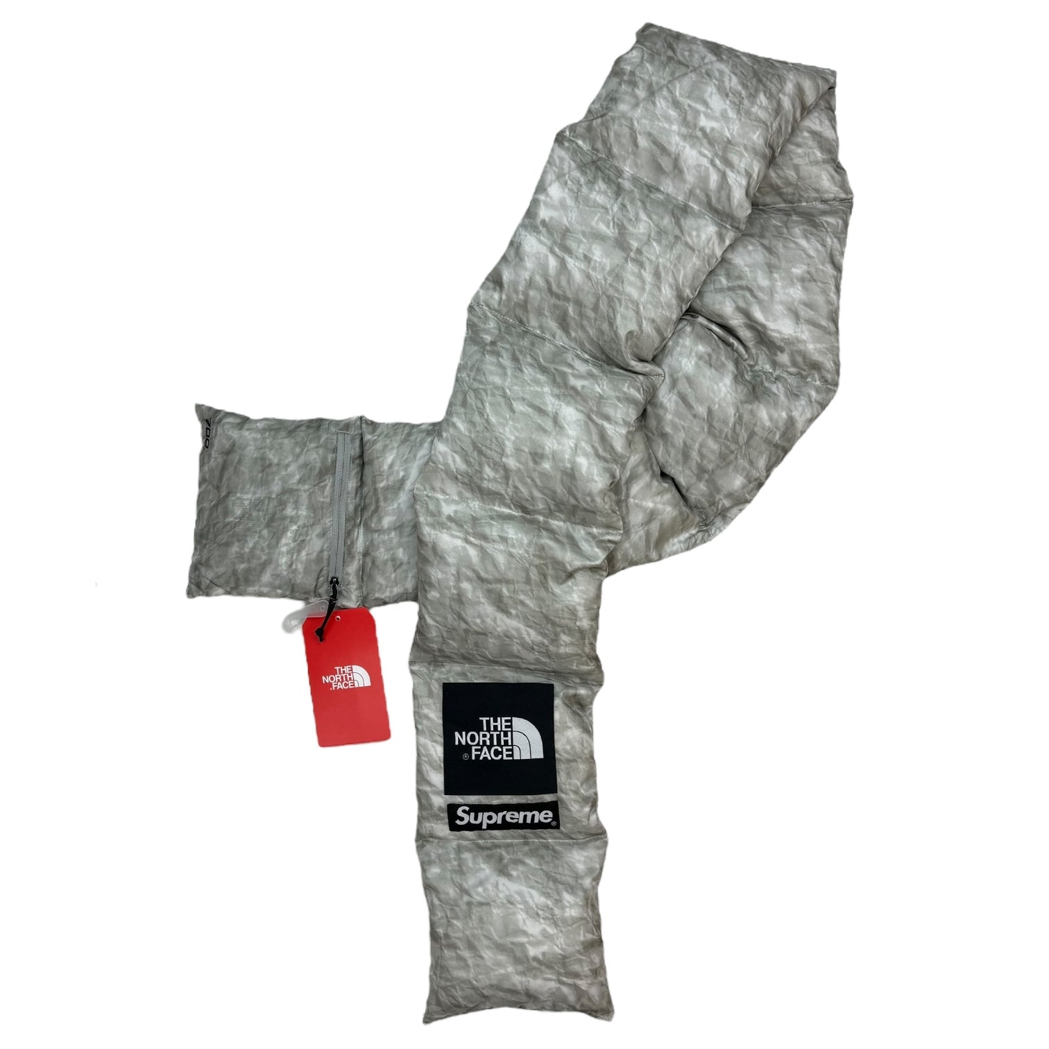 Supreme x The North Face Paper Print 700-Fill Down Scarf