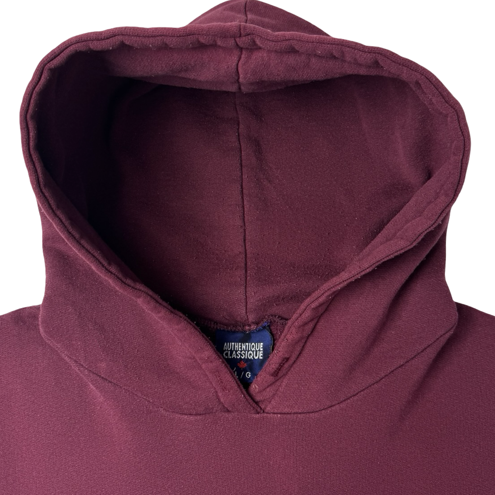 Vintage A-Team Target Logo Skate Hoodie Burgundy