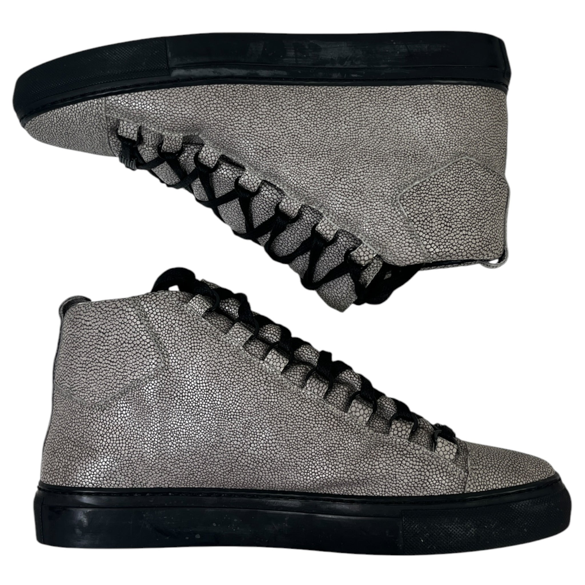 Balenciaga Arena High-Top Stingray Sneakers (Used)
