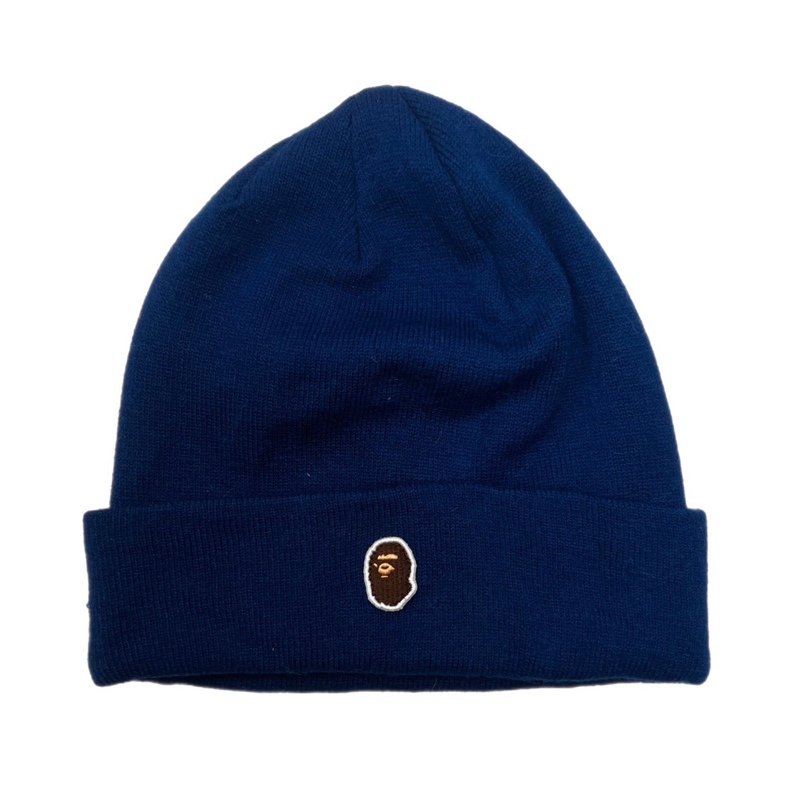 Bape One Point Beanie Navy
