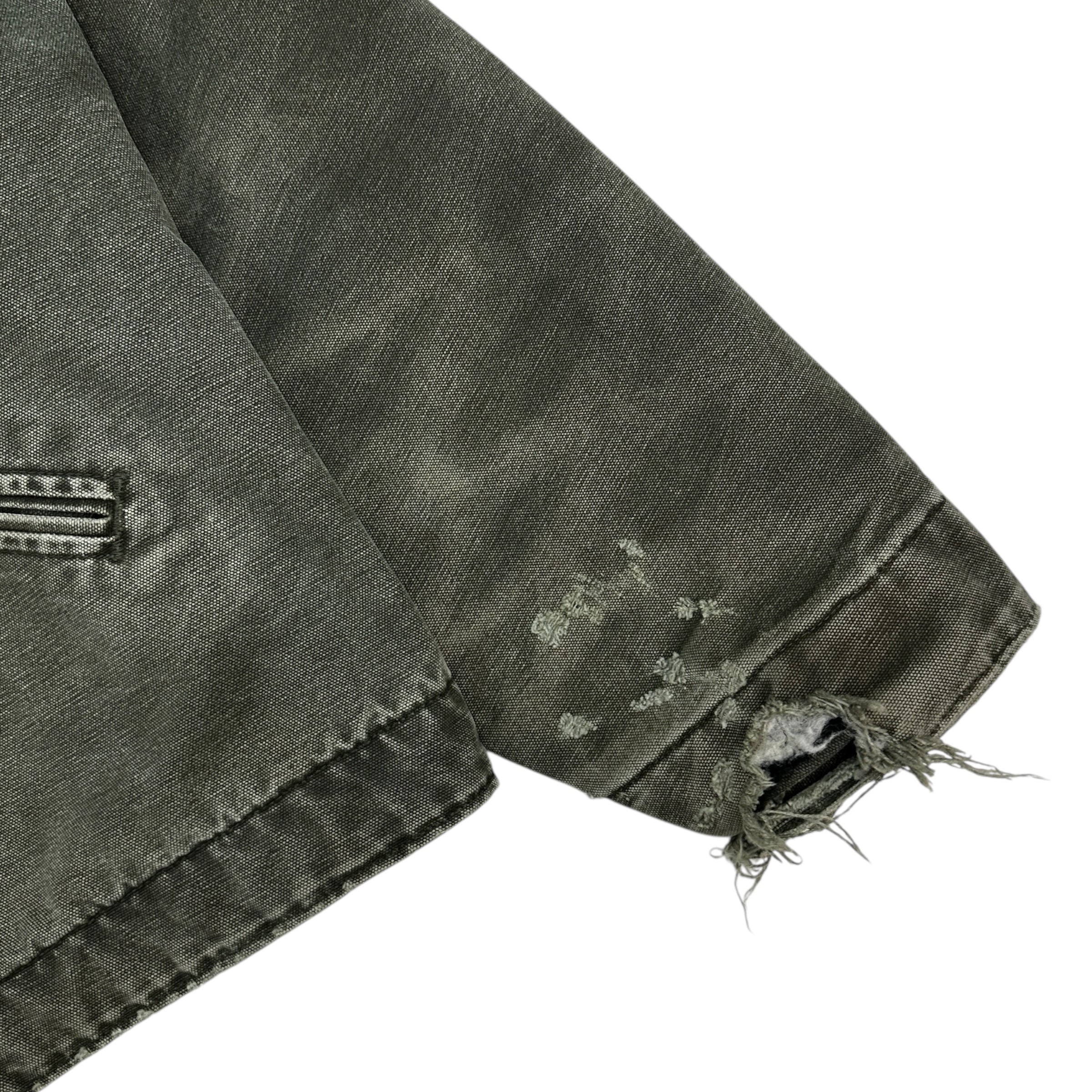 Vintage Carhartt Detroit Blanket Lined Jacket Moss Green