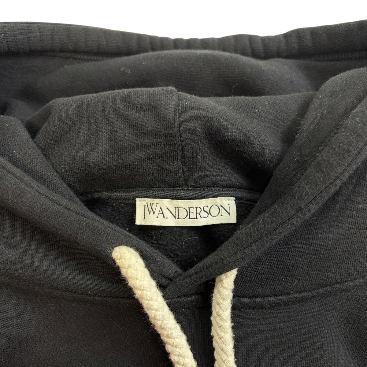JW Anderson Mushroom Graphic Hoodie Black