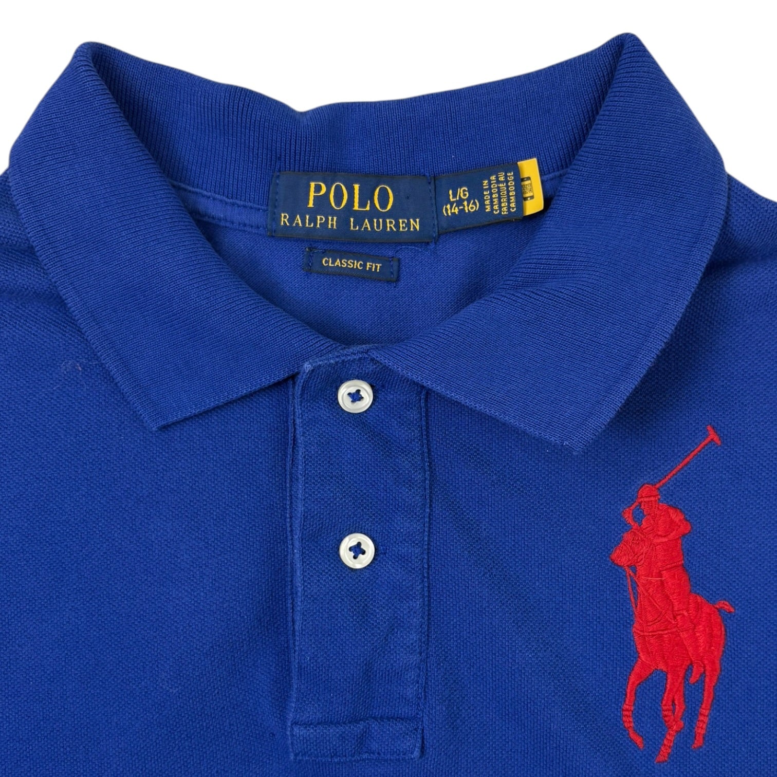 Ralph Lauren Big Pony Polo T-Shirt Blue