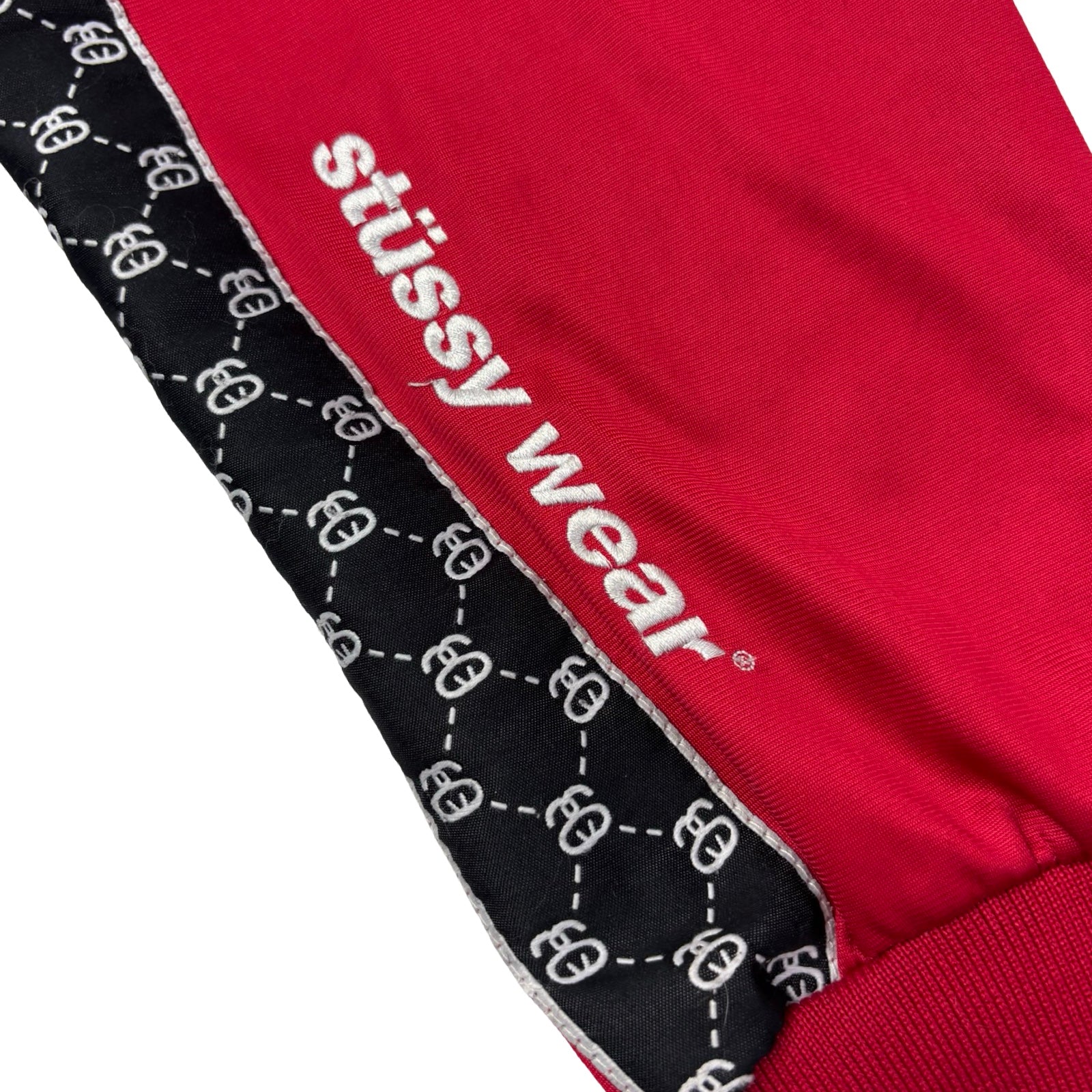 (W) Stussy S-Link Pleated Track Pants Red