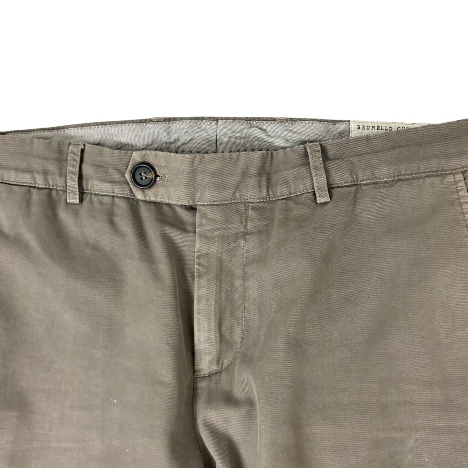 Bruno Cucinelli Tapered Chino Pant Taupe