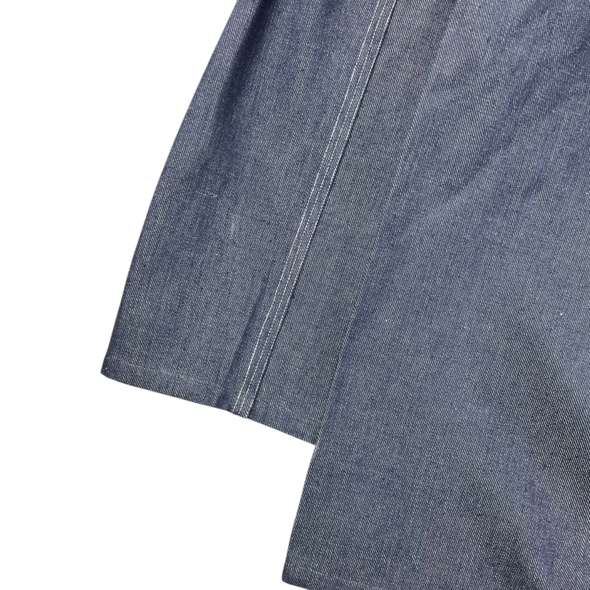 Vintage Champion Golden Horse Denim Chore Coat Navy