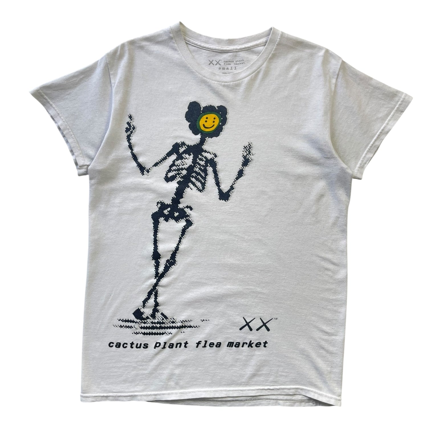 KAWS X Cactus Plant Flea Market T-Shirt White