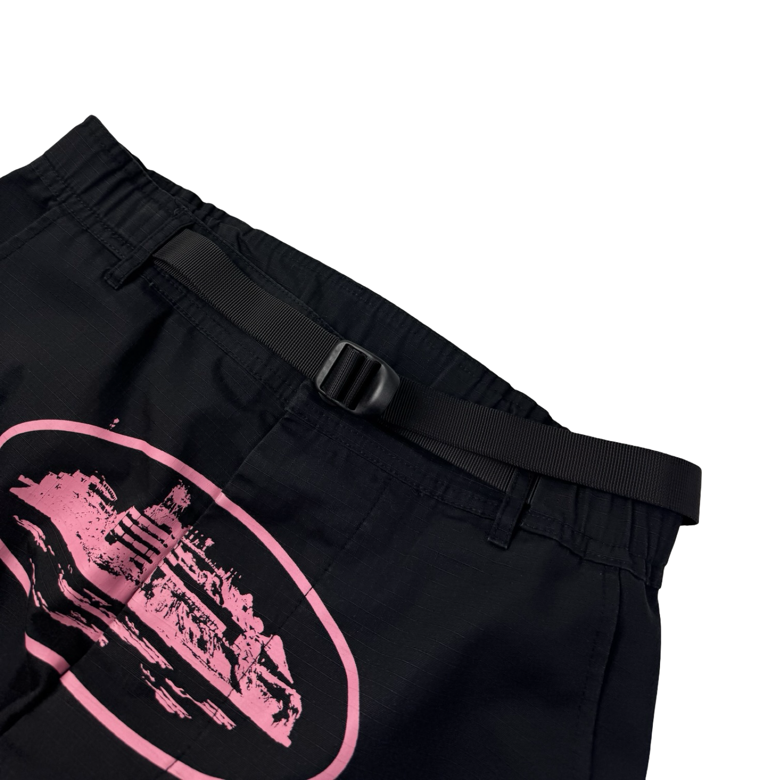 Corteiz Guerillaz Cargo Pants Black Pink
