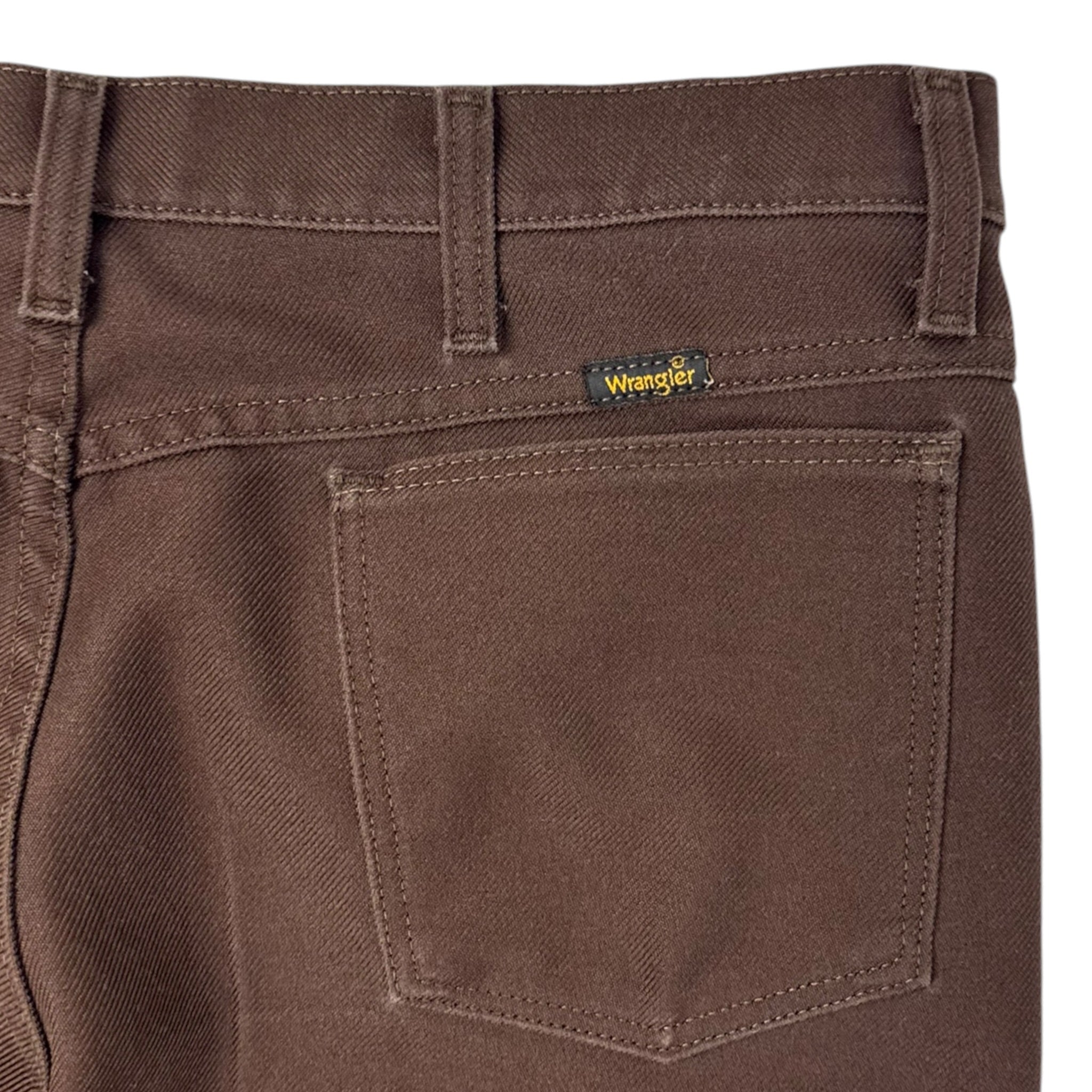 Vintage Wrangler Flared Leg Trouser Dark Brown