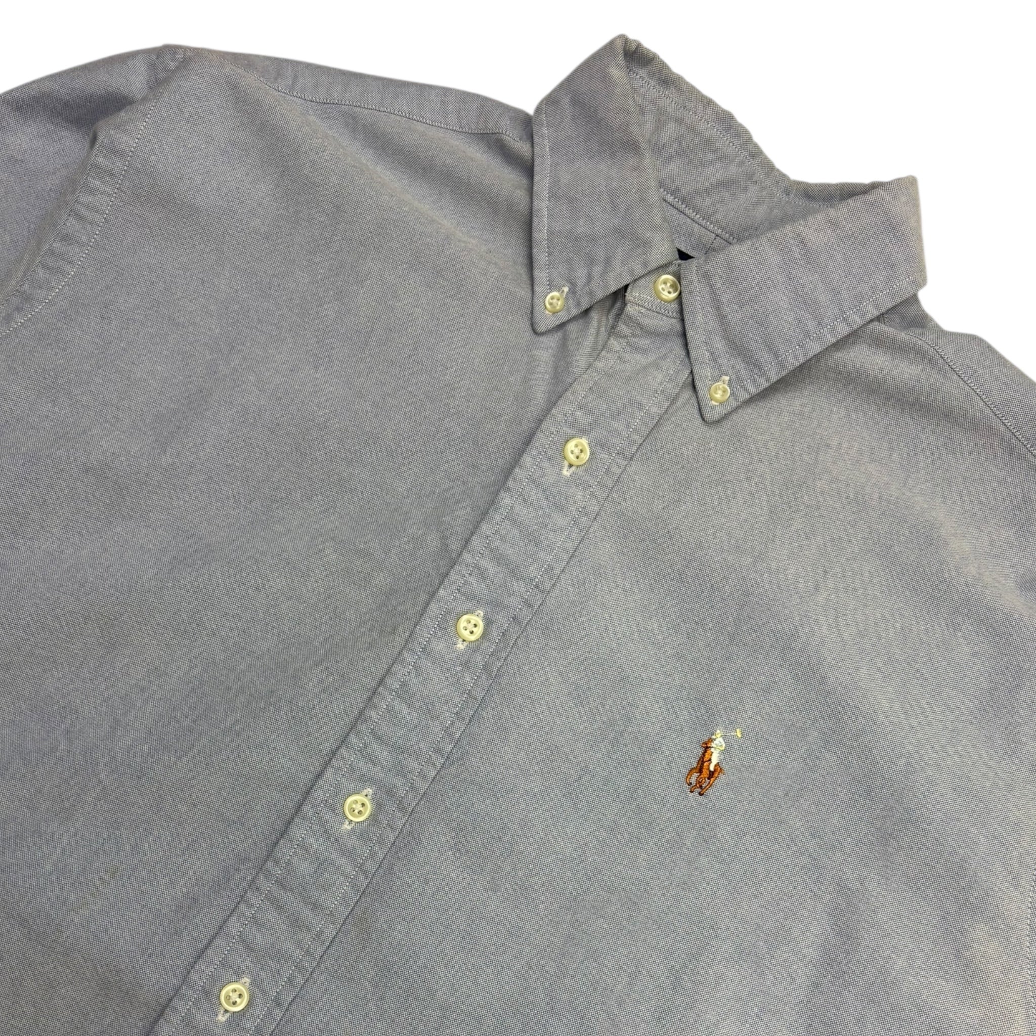 Vintage Polo Ralph Lauren Button Up Shirt Light Blue