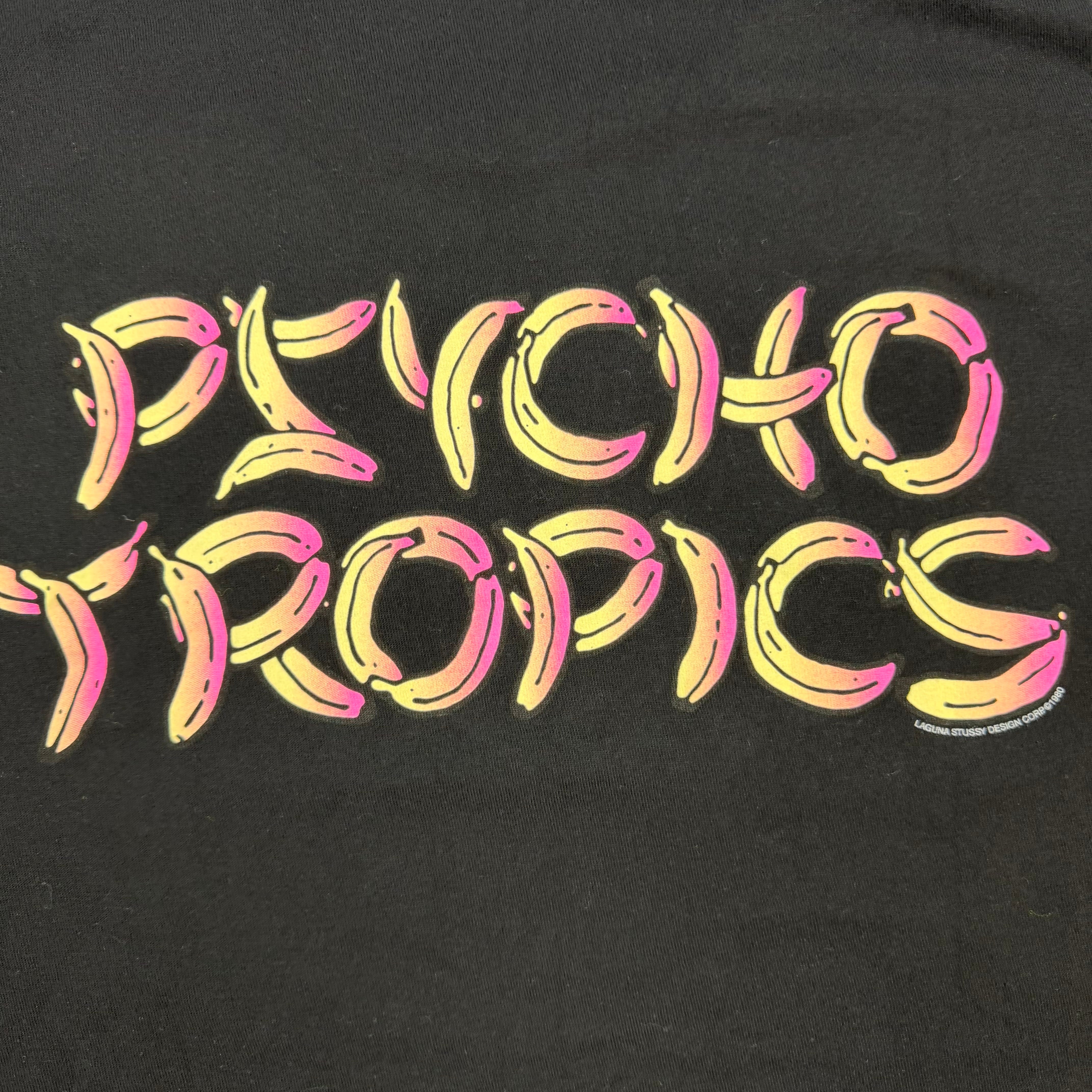 Stussy Psycho Tropics Tee Black