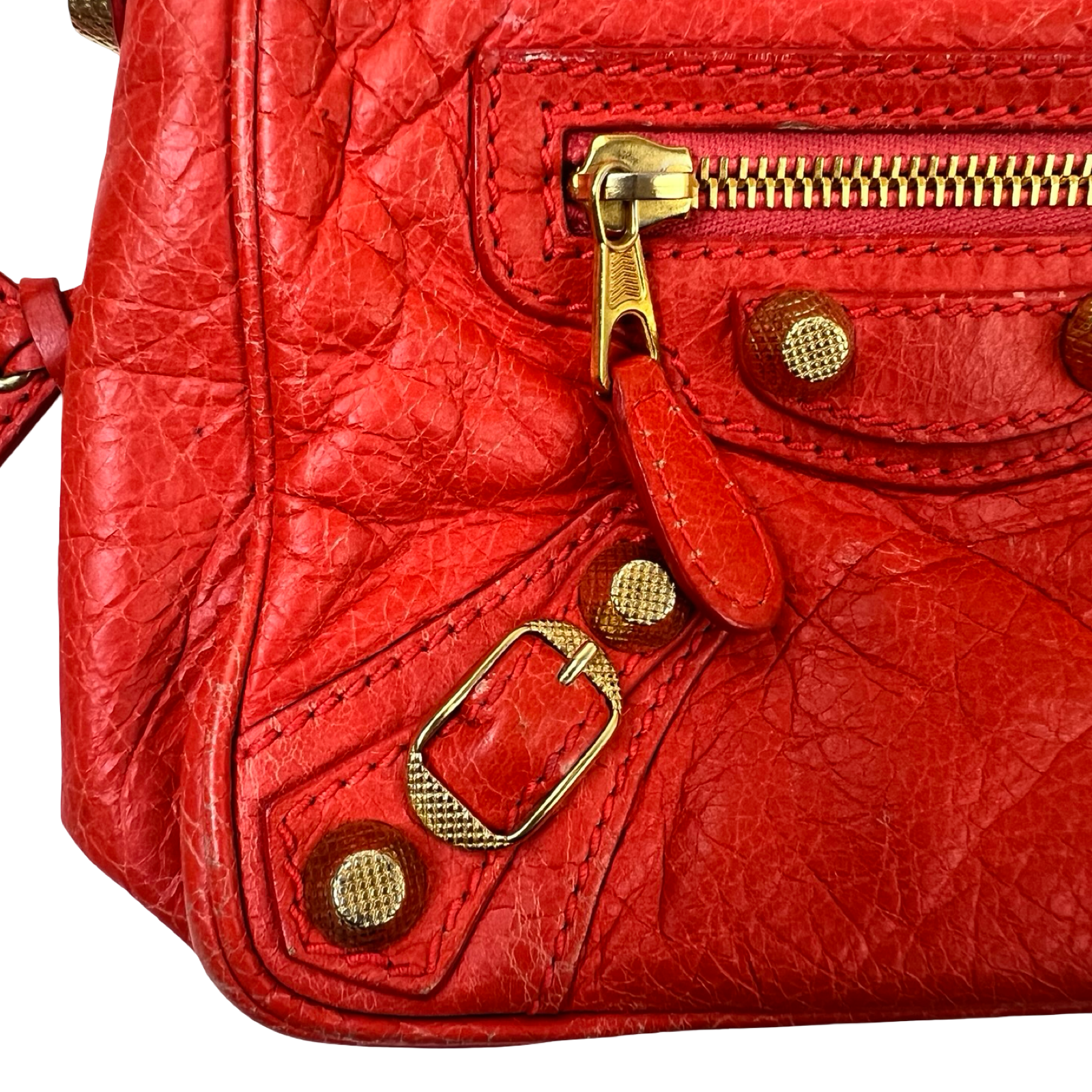 Balenciaga Nano City Bag Orange
