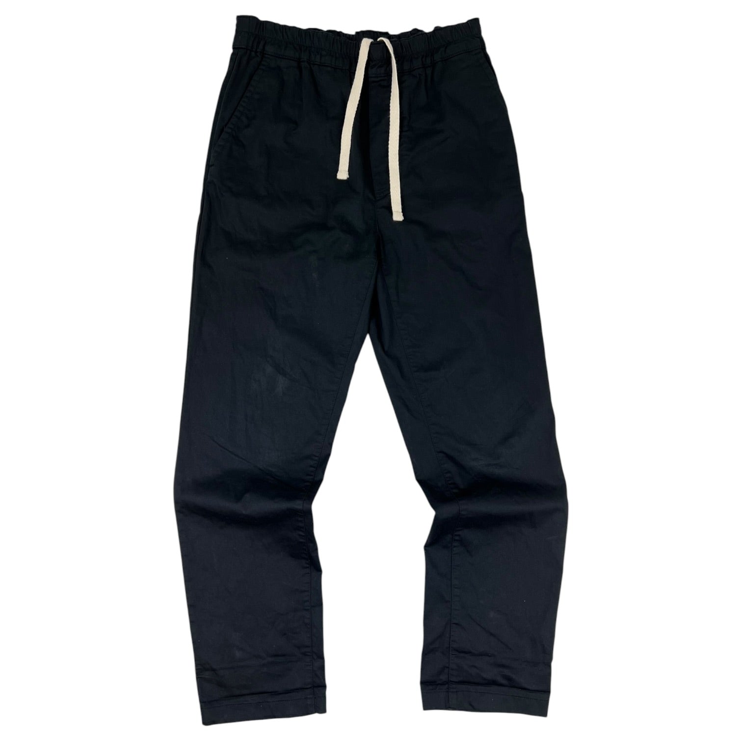 Acne Drawstring Trousers Navy