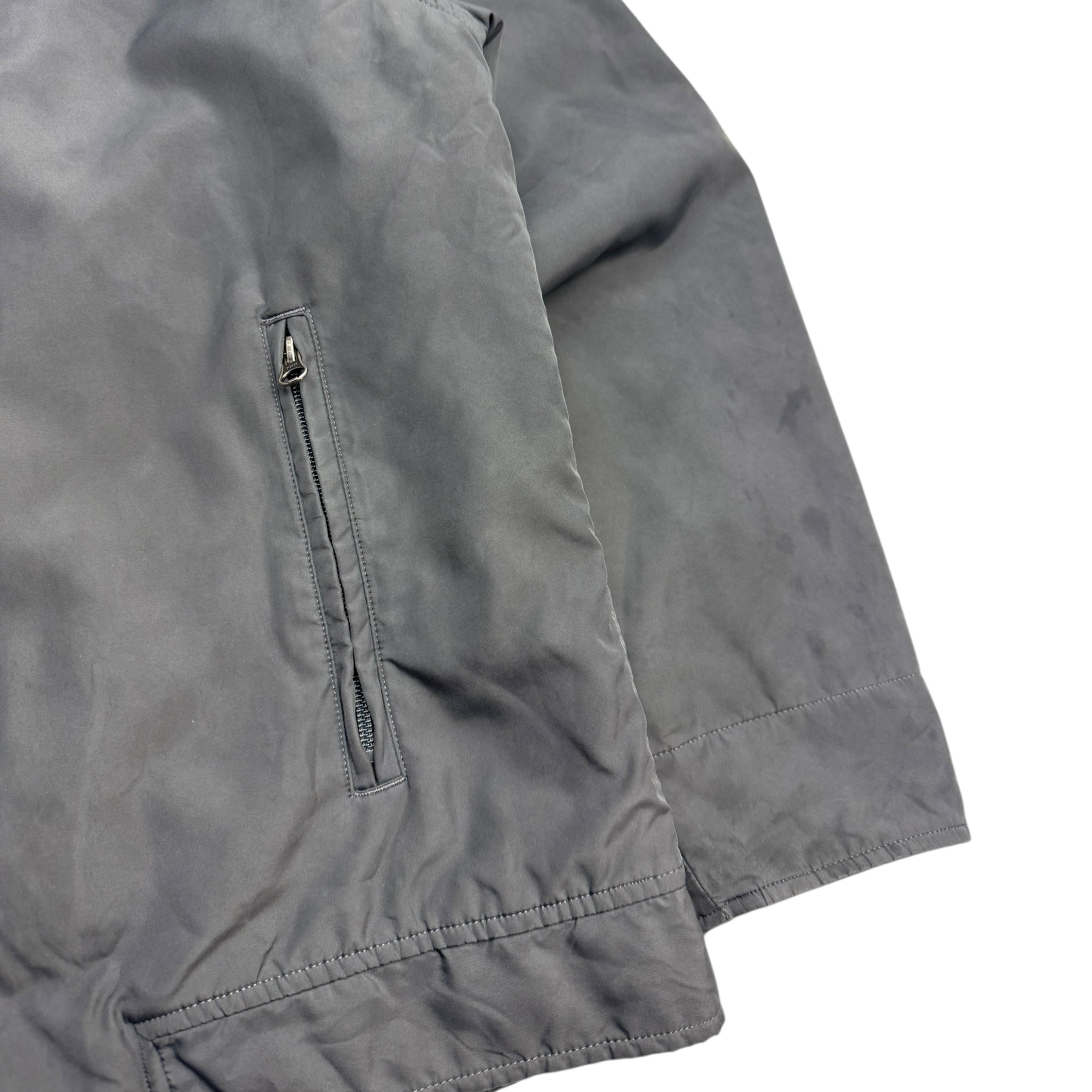 Vintage GAP Blank Insulated/Lined Zip Jacket Grey