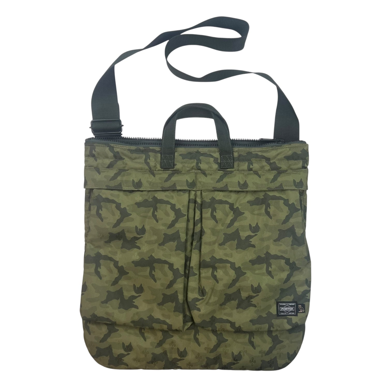 OVO x Porter Messenger Bag Green Camo